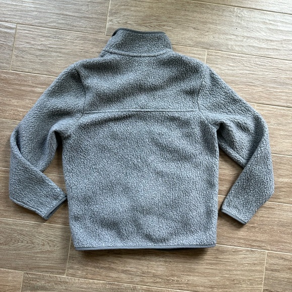 NWOT Patagonia Retro Pile Grey Neon Fleece Jacket - Picture 6 of 6